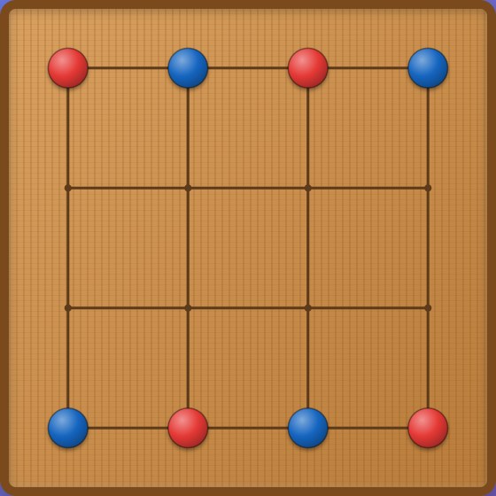摆四龙 - 童年怀旧棋盘游戏